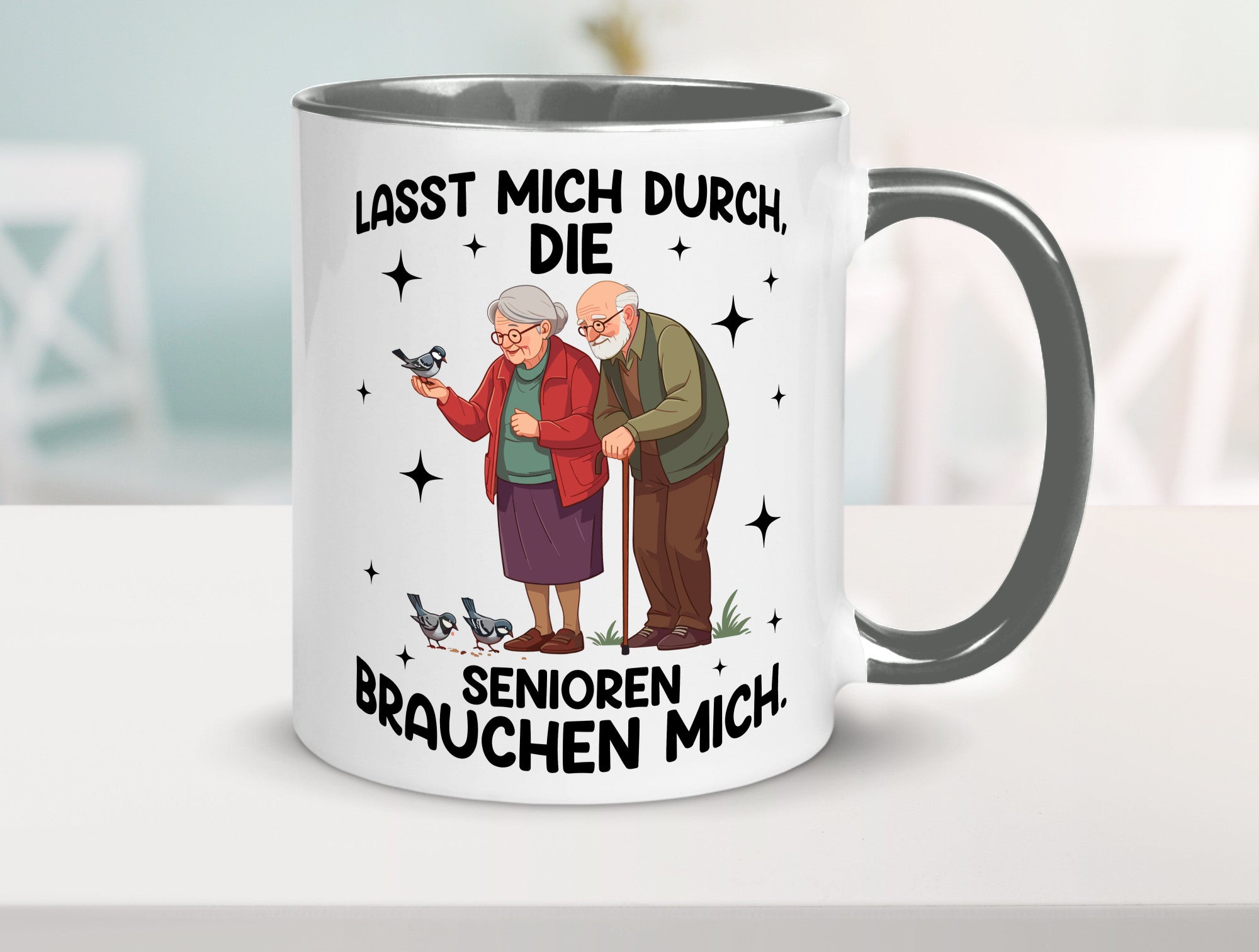 Senioren brauchen mich | Altenpflege Pflegekraft lustiger Spruch Geschenk Humor