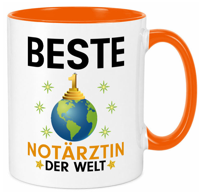 Welt Beste Notärztin | Ärztin lustig Humor Geschenkidee Geschenk Tasse