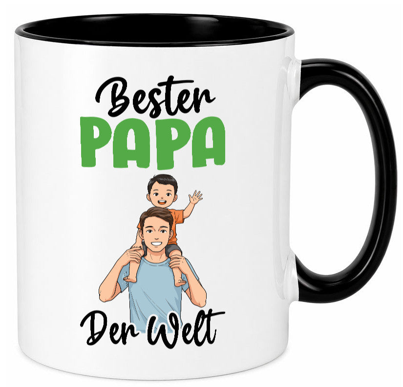 Bester Papa | Vatertag Daddy Familie lustiger Spruch Geschenk Geschenkidee Tasse