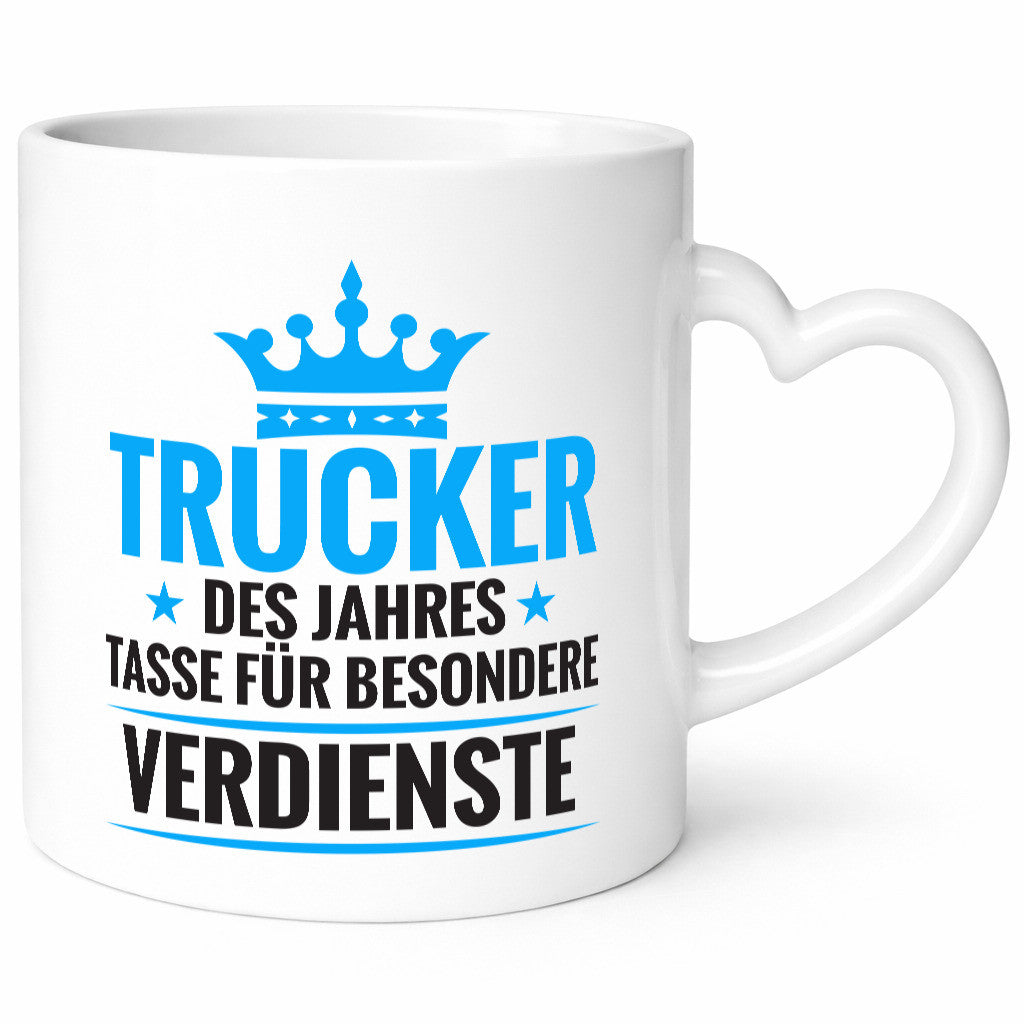 Besonderer Verdienst: Trucker | LKW Fahrer Beruf Geschenk Arbeit Kollegen Büro