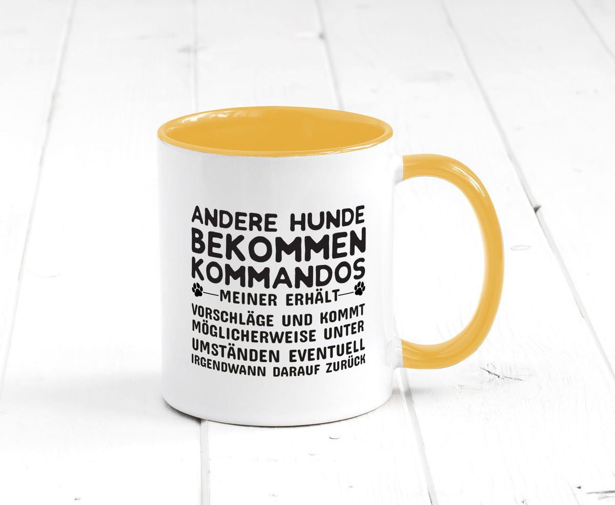 Hunde Training | Hundebesitzer Tasse Hundekommando lustig Tierliebhaber Humor