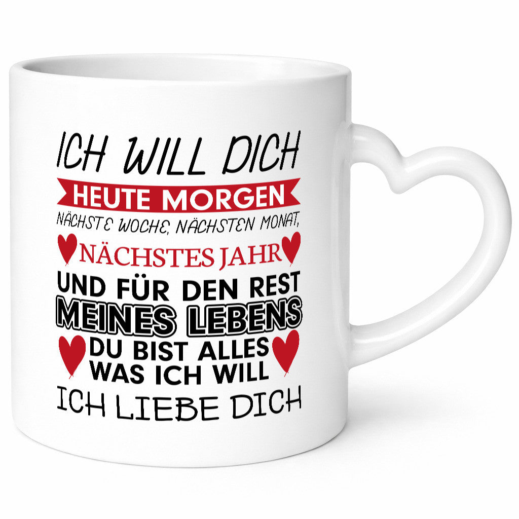 Ich liebe dich für immer Humor Geschenkidee Tasse