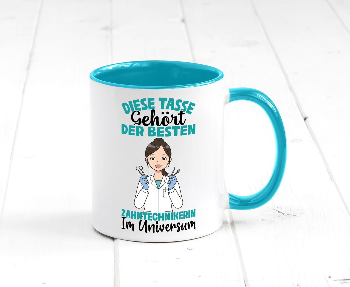 Im Universum: Zahntechnikerin | Zahnmedizin Humor Geschenkidee Tasse