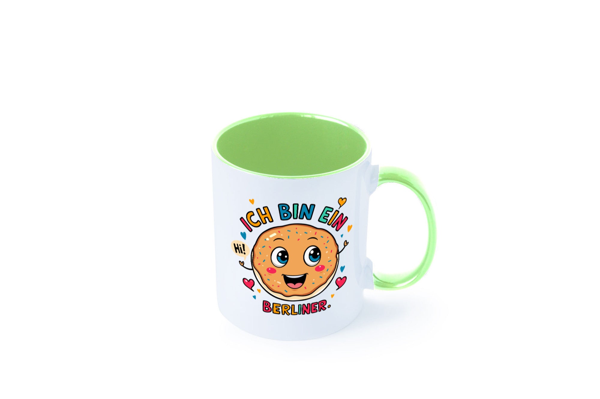 Ich bin ein Berliner | Krapfen Pfannkuchen Humor Geschenkidee Tasse