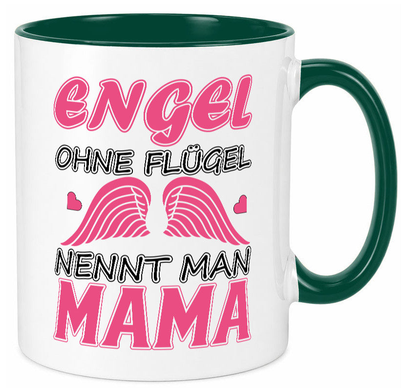Mama Engel Humor Familie Geschenkidee Tasse