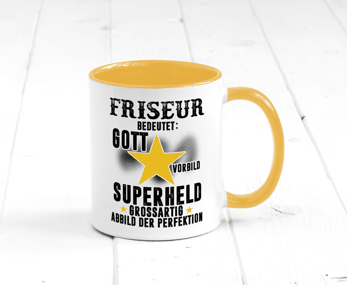 Bedeutung von Friseur | Frisör lustiger Spruch Geschenk Humor Geschenkidee Tasse