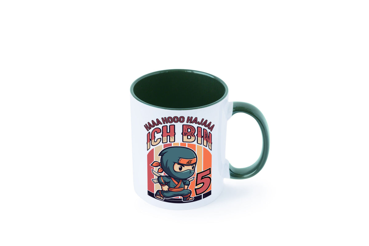 5. Geburtstag | Ninja Junge 5 Jahre Humor Geschenkidee Tasse