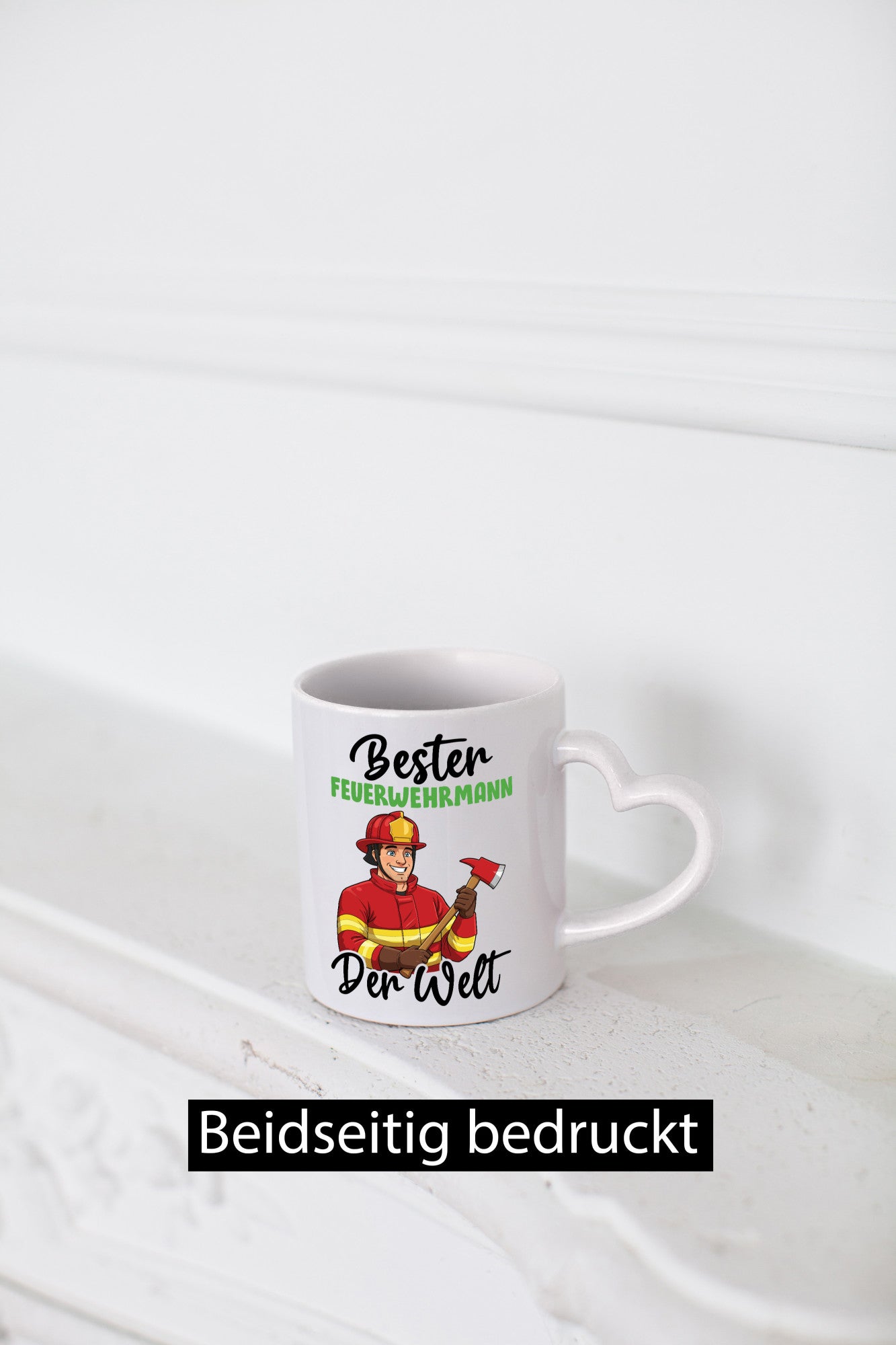 Bester Feuerwehrmann | Feuerwehr v2 Humor Geschenkidee Tasse