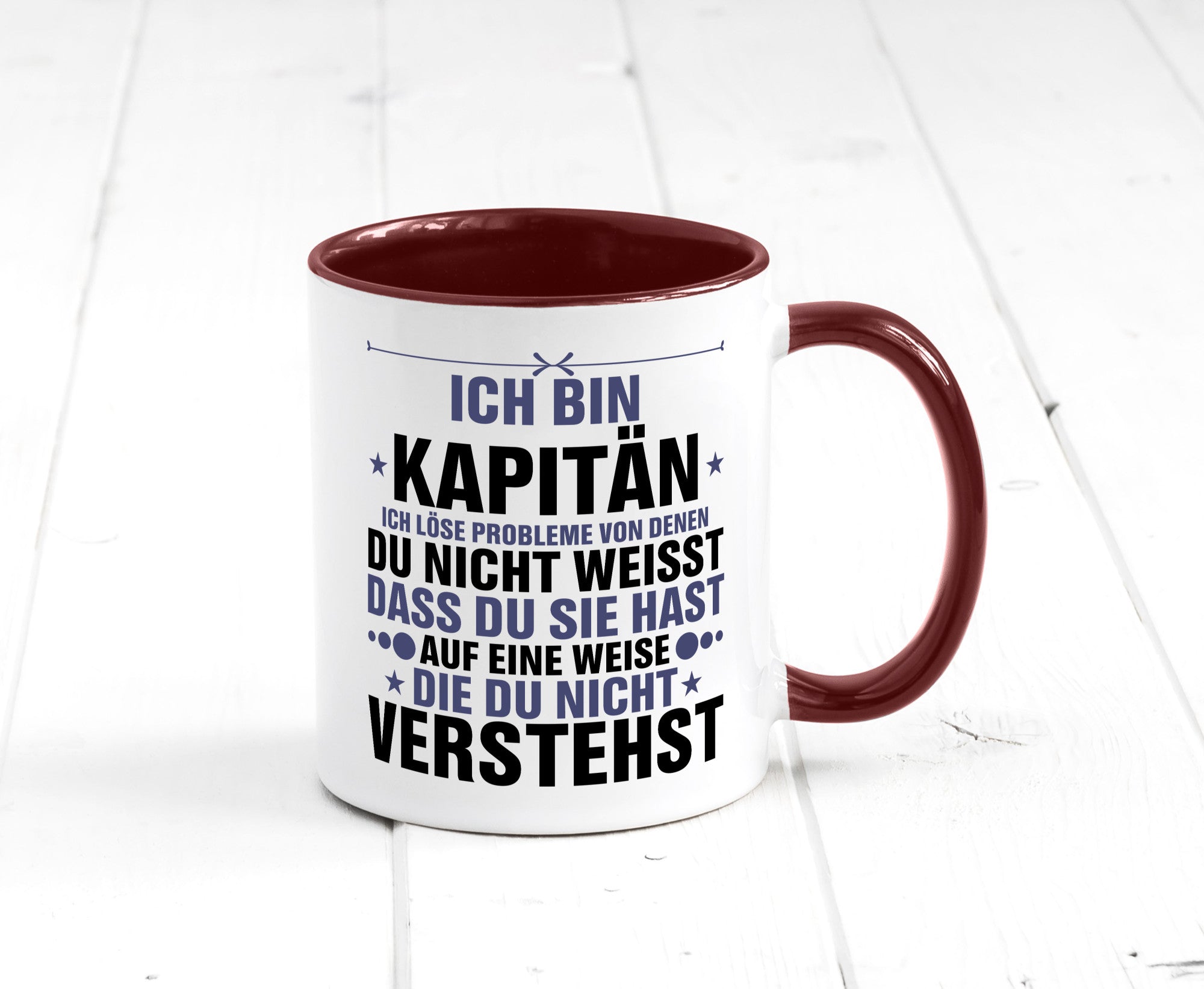 Löse Probleme: Kapitän | Schiffskapitän Schiff v2 Geschenk Humor Geschenkidee
