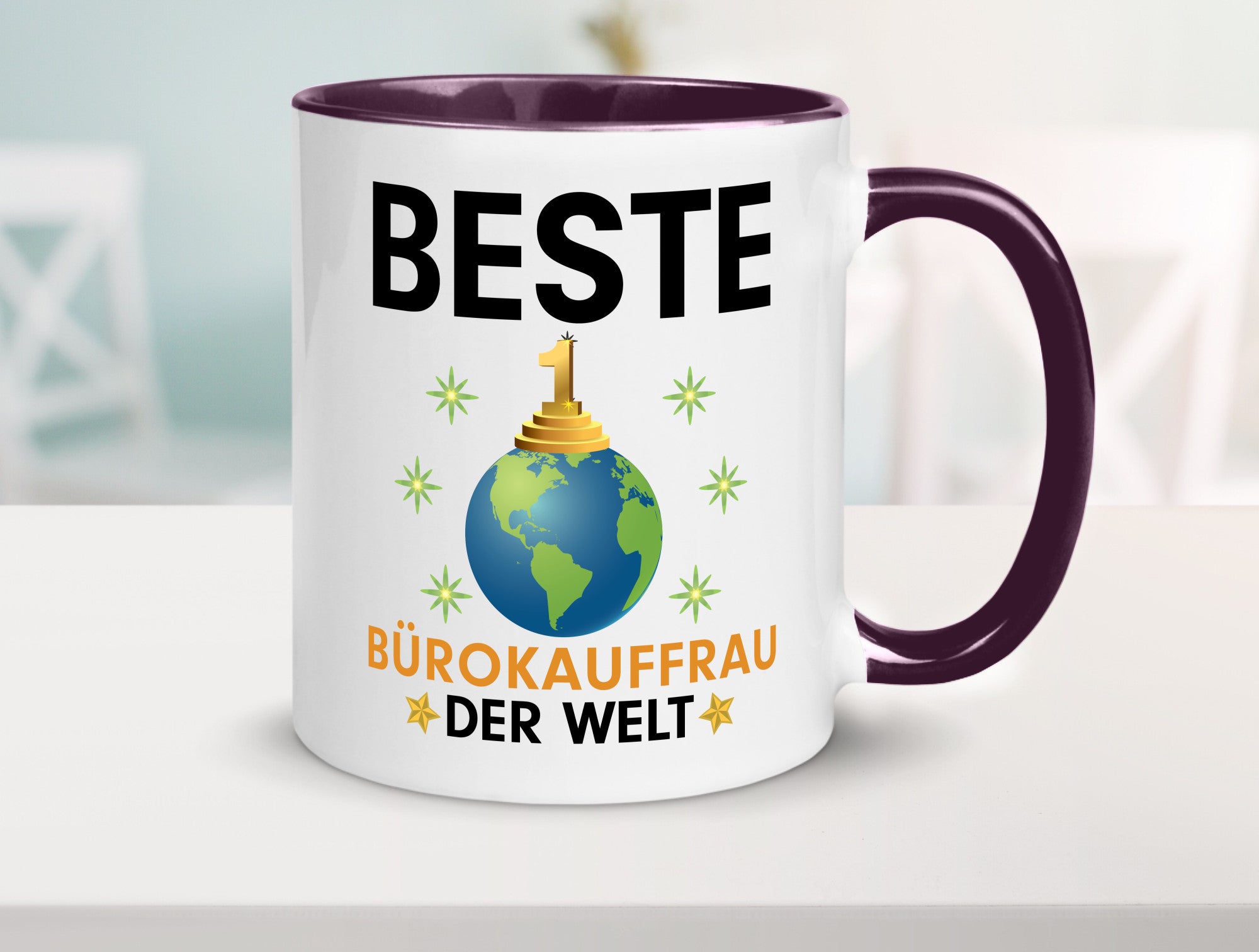 Welt Beste Bürokauffrau | Kauffrau Geschenk Arbeit Kollegen Büro lustiger