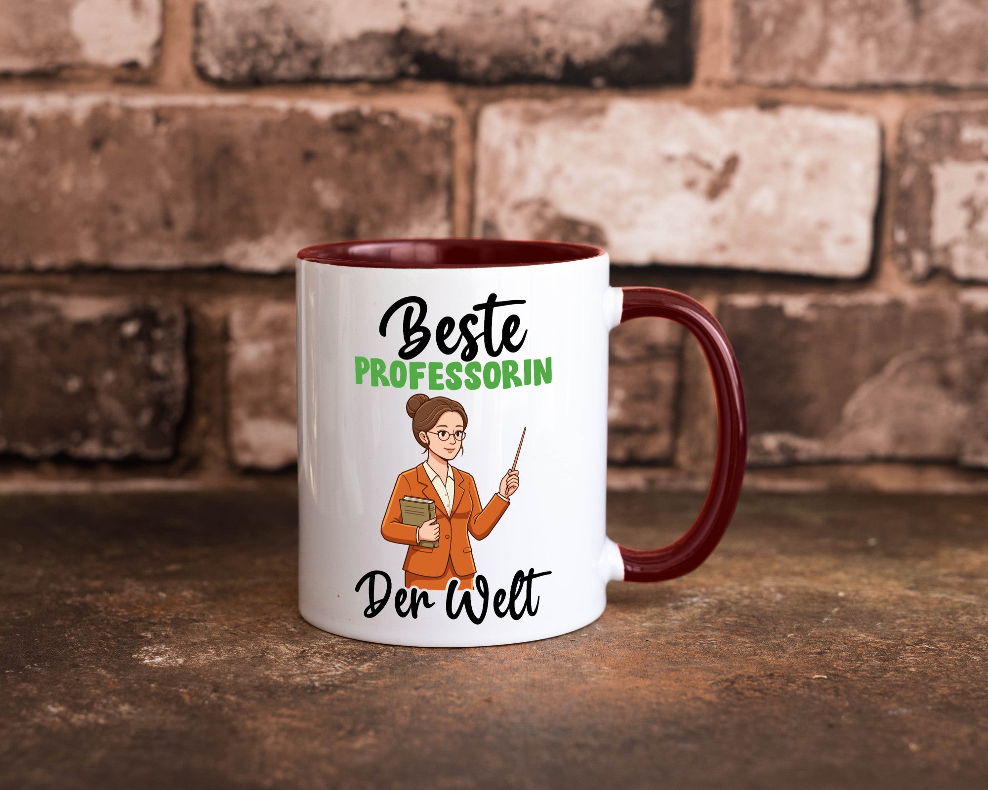 Beste Professorin | Uni Universität v2 Humor Geschenkidee Tasse