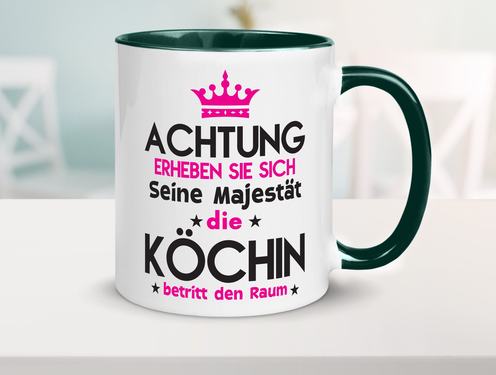 Seine Majestät Köchin | Chefköchin Chefkoch Humor Arbeit Kollegen Büro