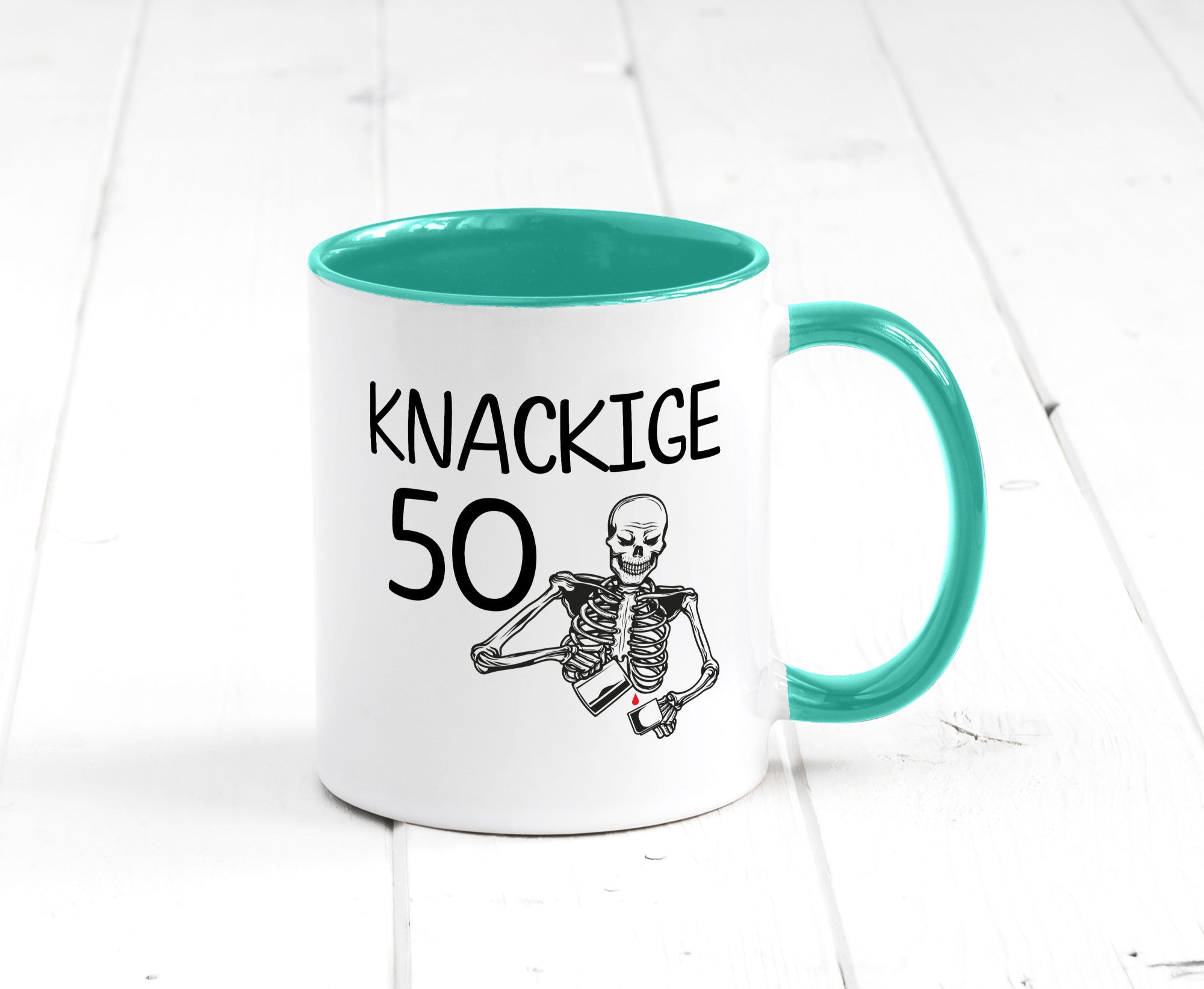 50. Geburtstag | Alt Knackig und Geschenk Geschenkidee lustiger Spruch Tasse