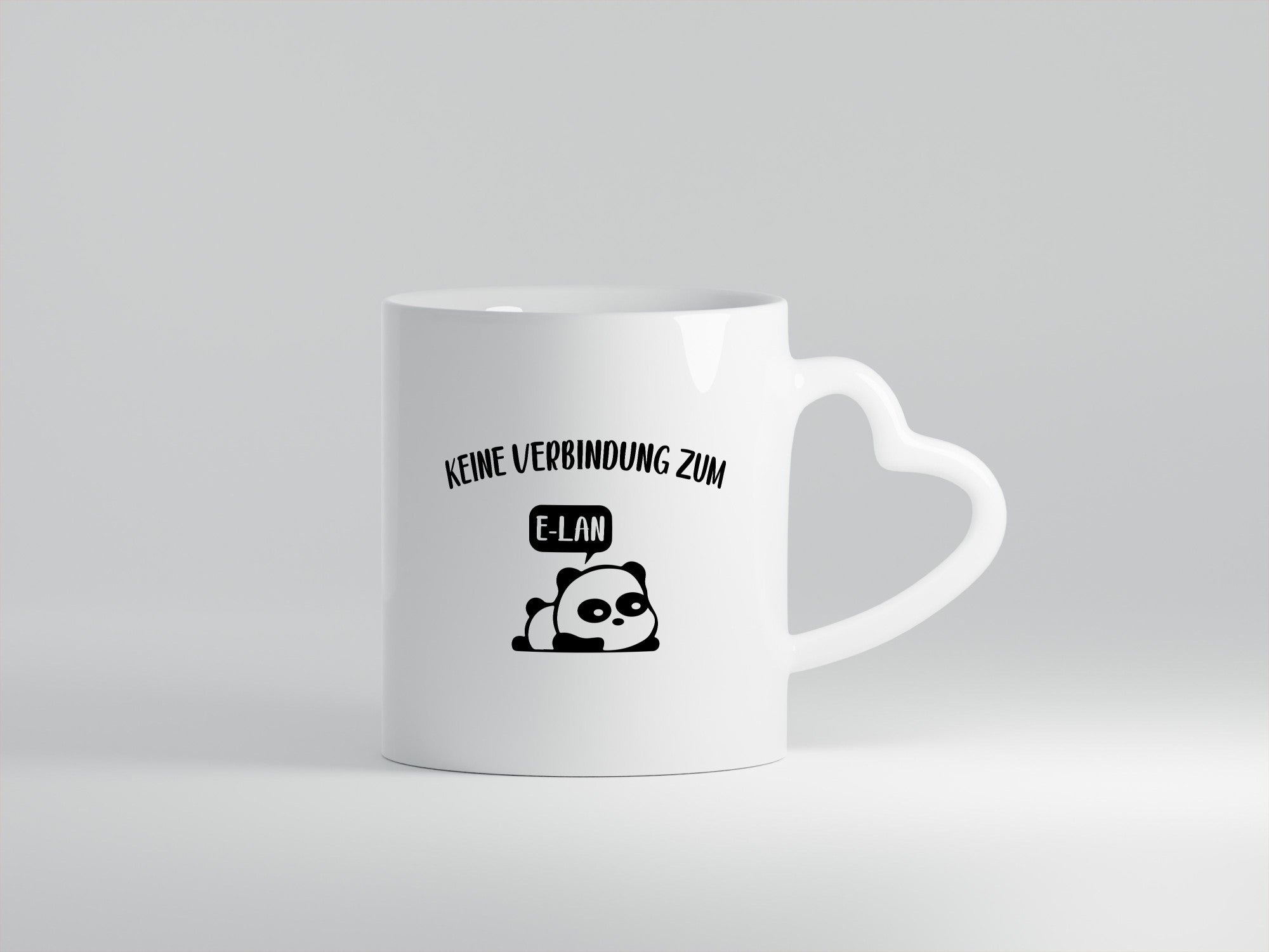 Keine Verbindung zum E-Lan | Pandabär Geschenk Humor Geschenkidee lustiger