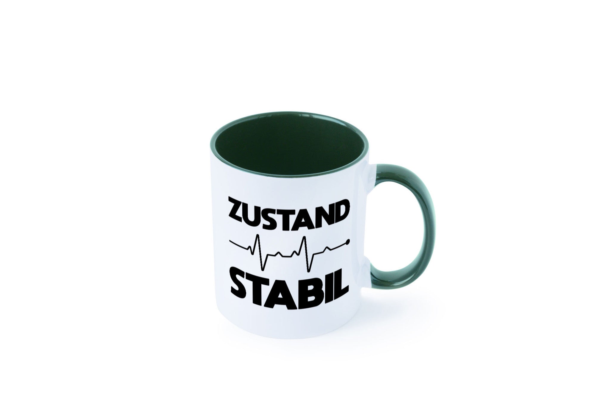 Zustand Stabil | Herzschlag Heartbeat lustiger Spruch Geschenk Humor