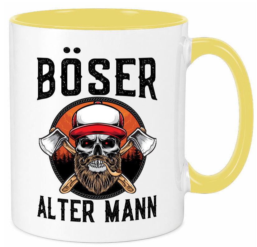 Böser alter Mann Humor Geschenkidee Tasse
