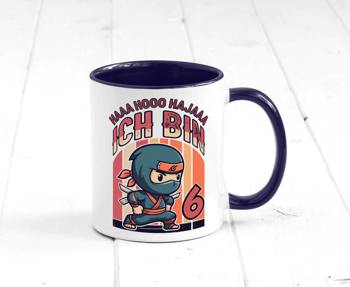 6. Geburtstag | Ninja Junge 6 Jahre Humor Geschenkidee Tasse