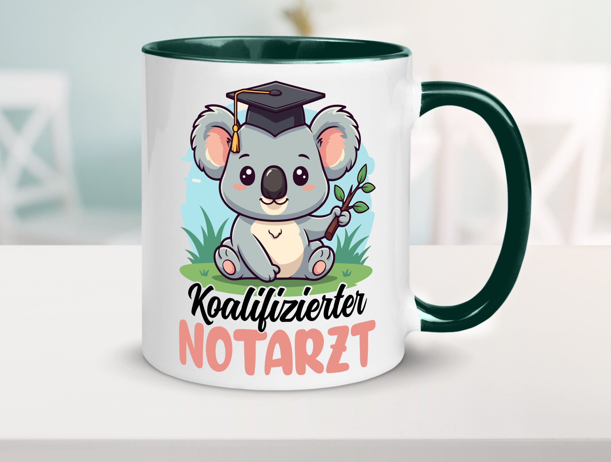 Koalifizierter Notarzt | Arzt Geschenk Humor Geschenkidee lustiger Spruch Tasse