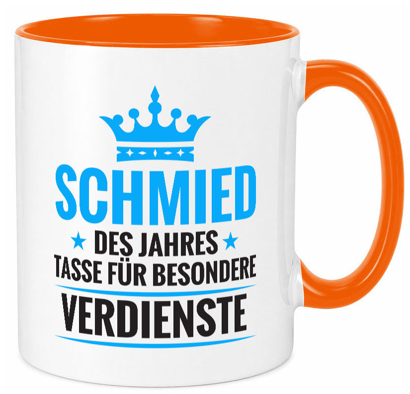 Besonderer Verdienst: Schmied | schmieden Humor Geschenkidee Tasse