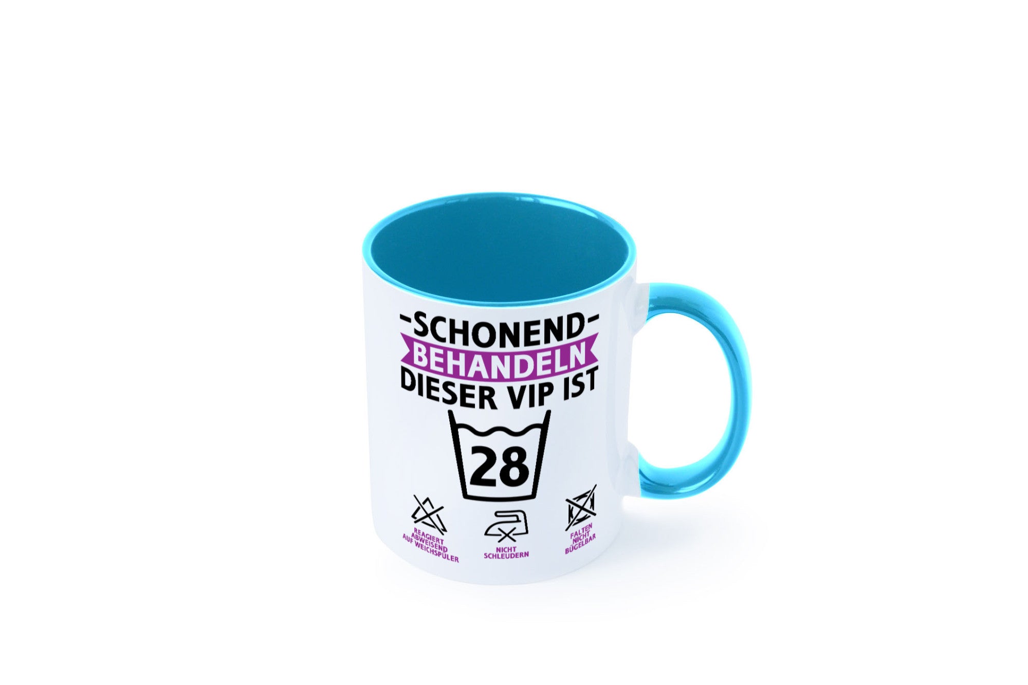 28 Geburtstag | schonend behandeln Jahre Humor Geschenkidee Tasse