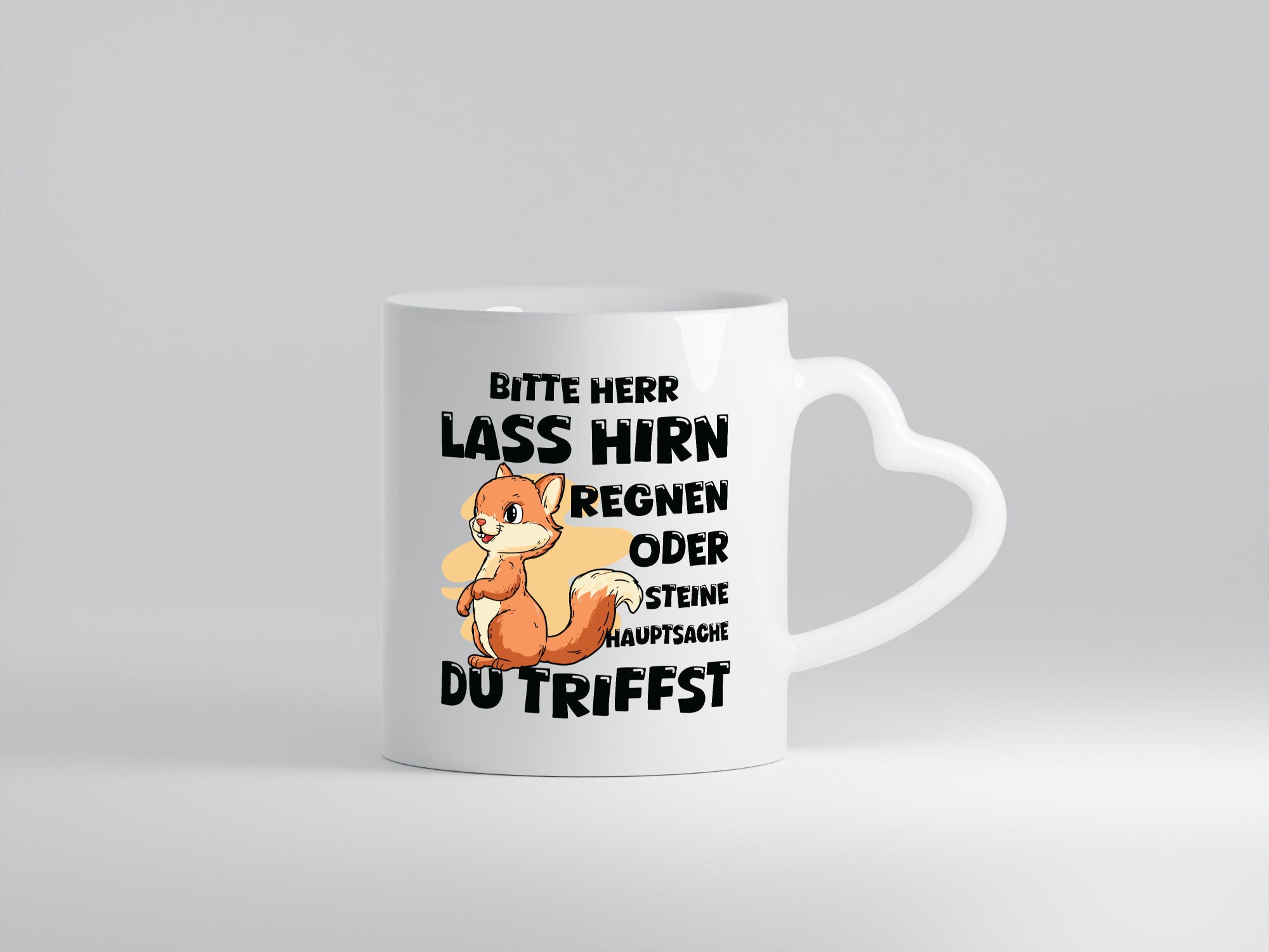 Bitte lass Hirn Regnen | Dumme Menschen Einhorn Geschenkidee Humor Tasse