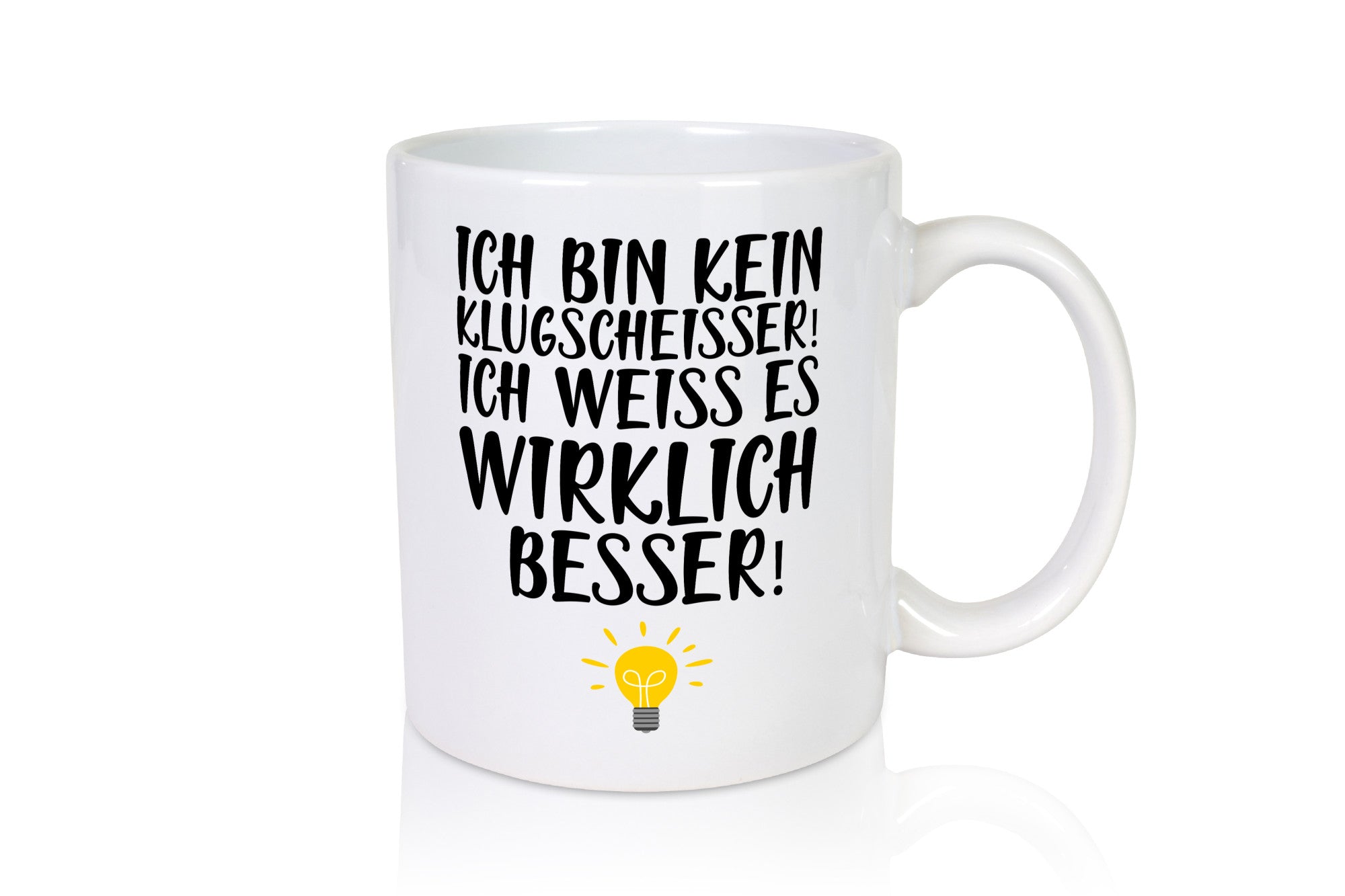 Klugscheißer | Arbeit Kollegin / Chef Arbeits Tasse lustig Kollegen Büro