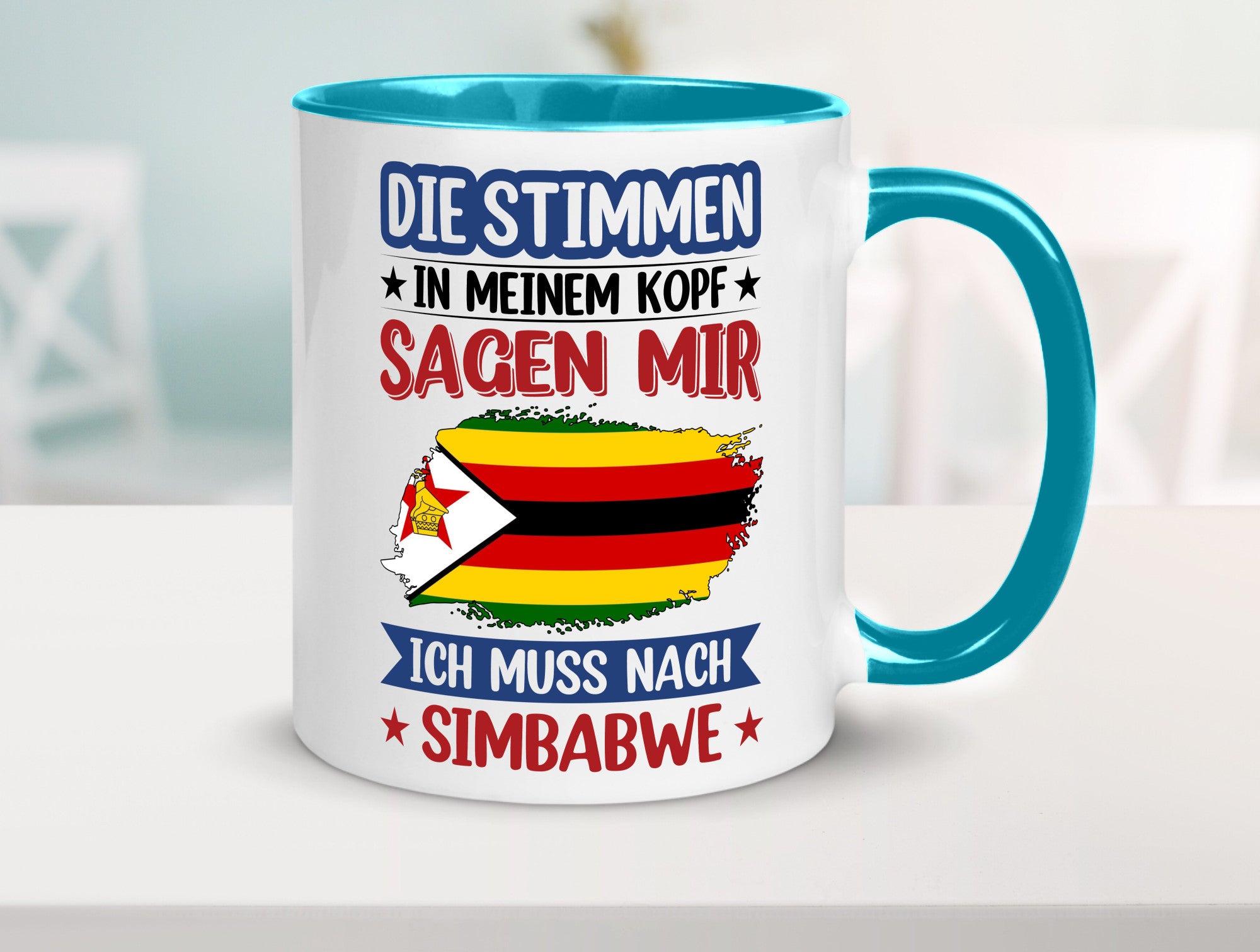 Simbabwe | Urlaub Stimmen in meinem Kopf Traumland v2 Geschenk Humor