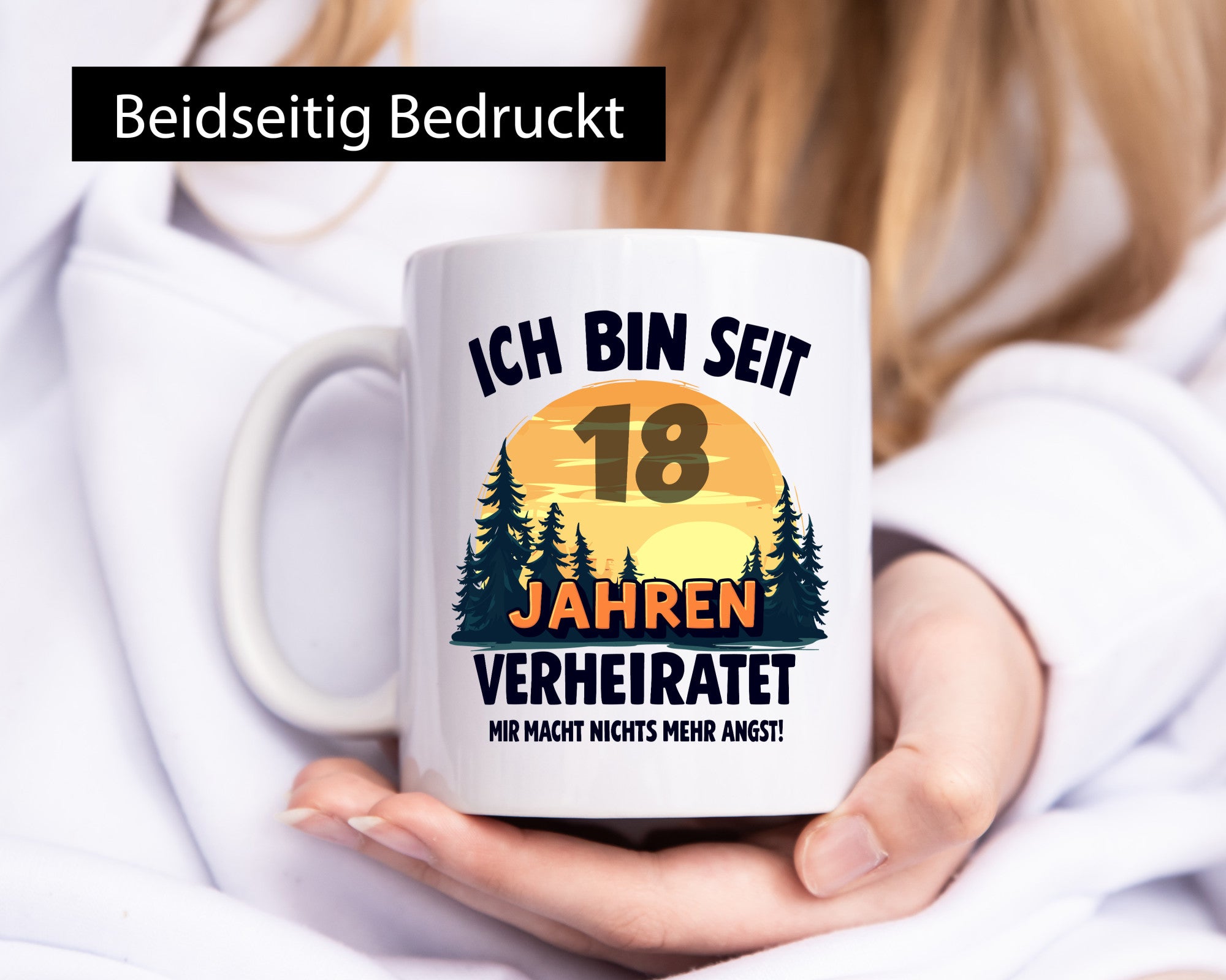 Ich bin Verheiratet | 18. Hochzeitstag Ehepaar v2 Geschenk Humor Geschenkidee