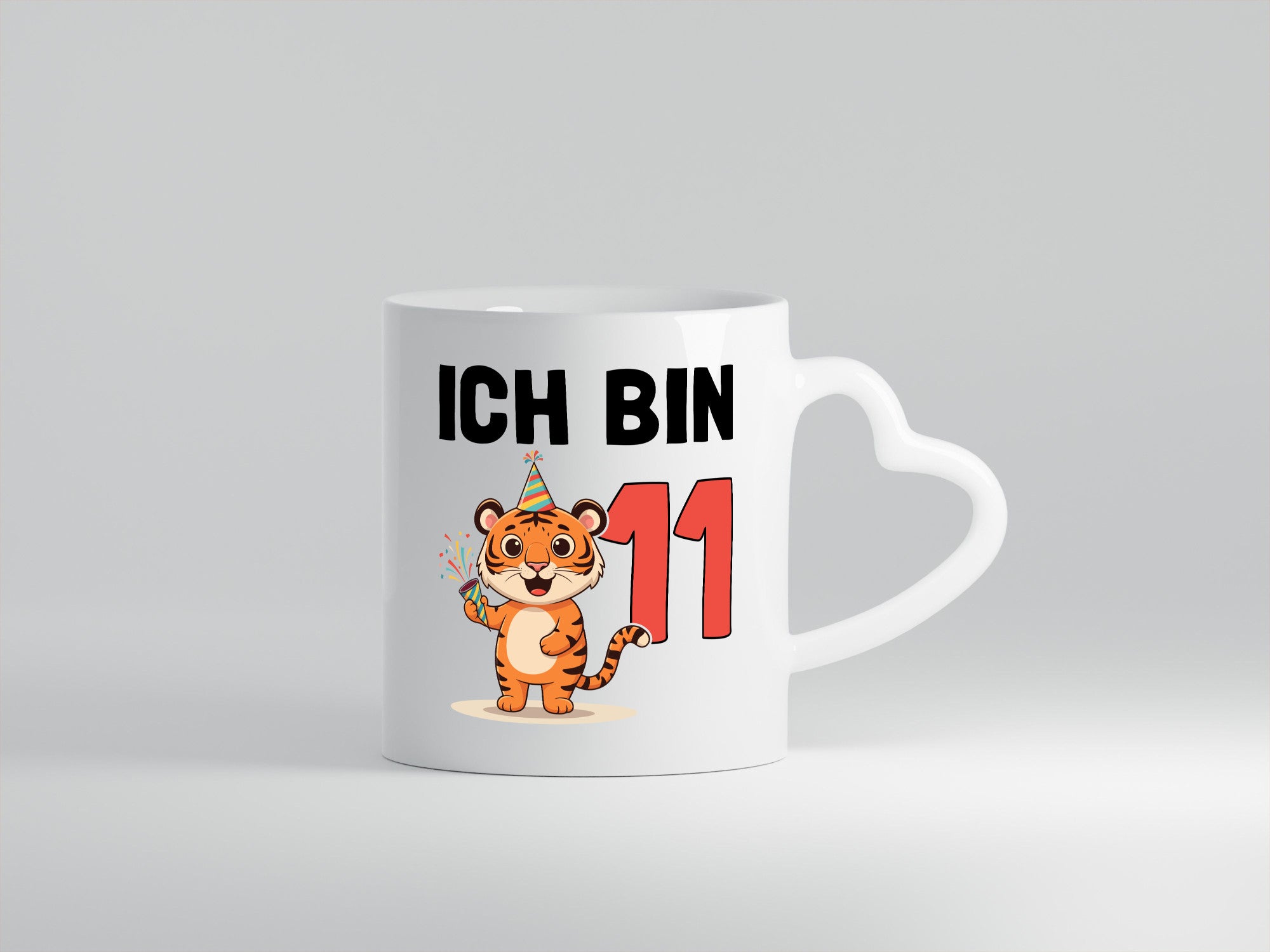 11. Geburtstag | 11 Jahre Tiger lustig Geschenkidee Geschenk Tasse