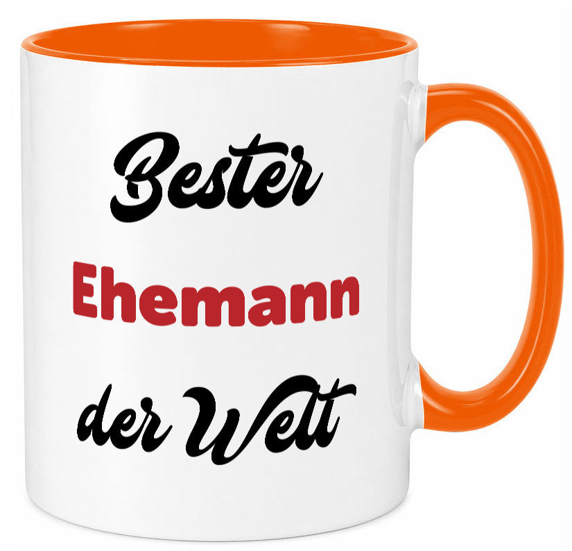 Bester Ehemann der Welt | Ehepaar Geschenkidee Humor Tasse