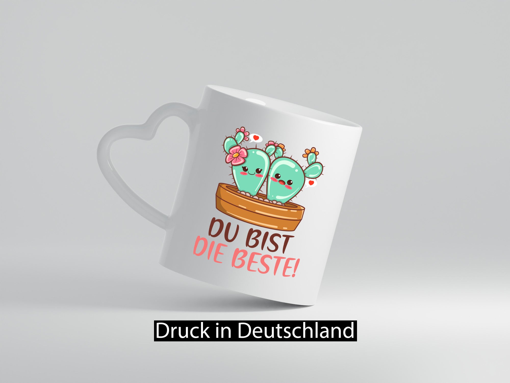 Du bist die Beste | Freundin Kaktus Best Freinds Geschenk Humor Geschenkidee
