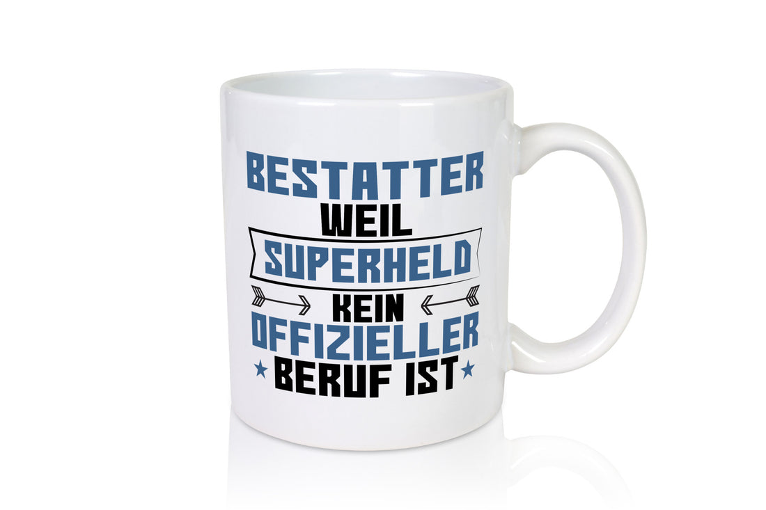 Superheld Bestatter | Bestattung Totengräber lustig Humor Geschenkidee Geschenk