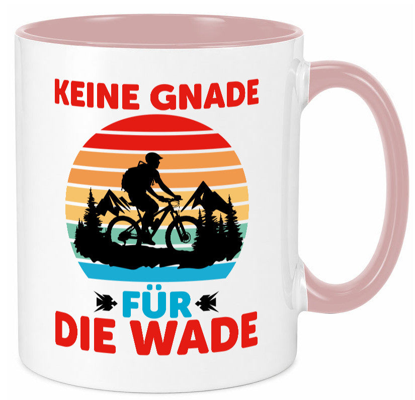 Keine Knade für die Wade | BMX Renrad Biker v2 lustig Humor Geschenkidee Tasse