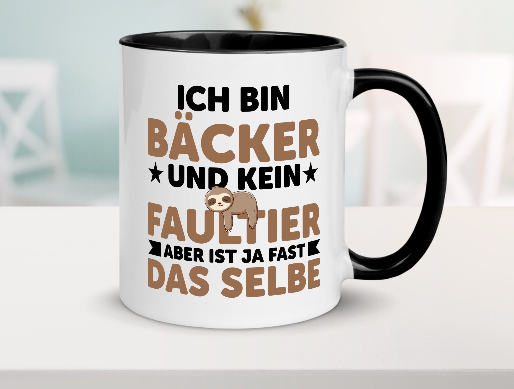Ich bin kein Faultier: Bäcker | Bäckerei Backen Konditor Humor Tierliebhaber