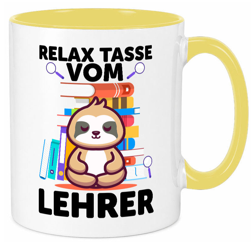 Relax Tasse: Lehrer | Schule Beruf Schüler lustiger Spruch Geschenk Arbeit