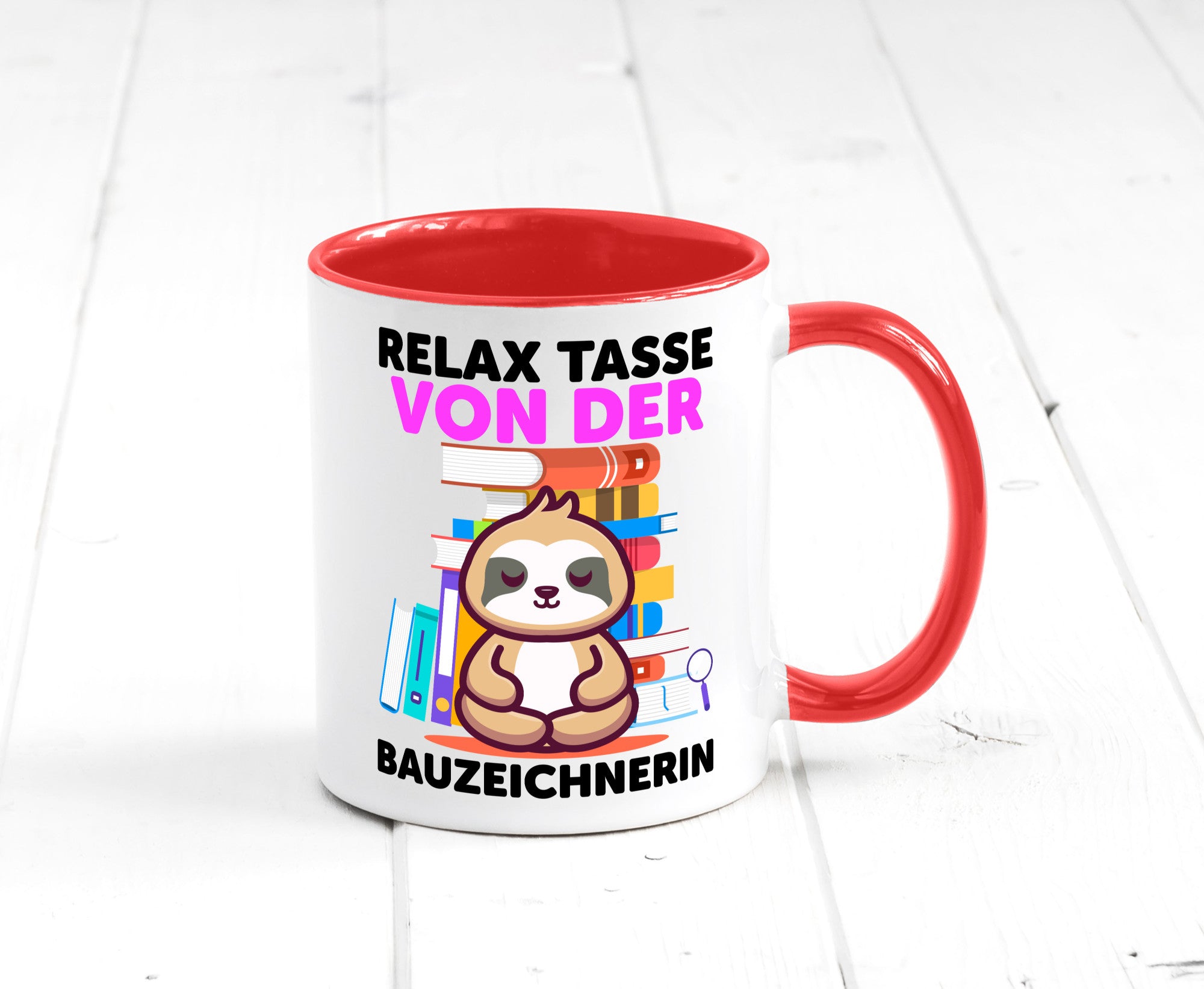 Relax Tasse: Bauzeichnerin | Zeichnerin Geschenk Humor Geschenkidee lustiger
