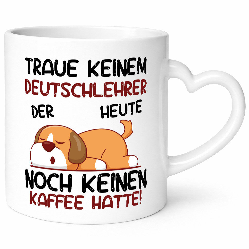 Traue keinem Deutschlehrer | Lehrer Schule lustig Humor Geschenkidee Geschenk