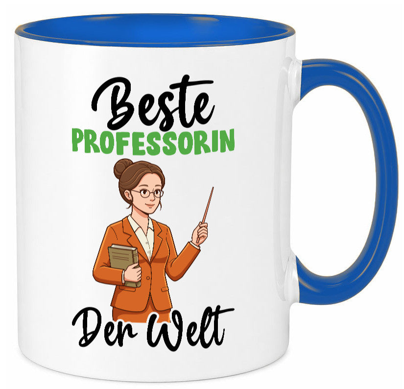 Beste Professorin | Uni Universität v2 Humor Geschenkidee Tasse