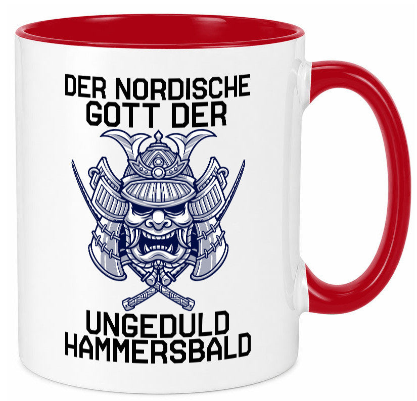 Nordischer Gott der Ungeduld | Mythologie Wikinger lustig Humor Geschenkidee Tasse