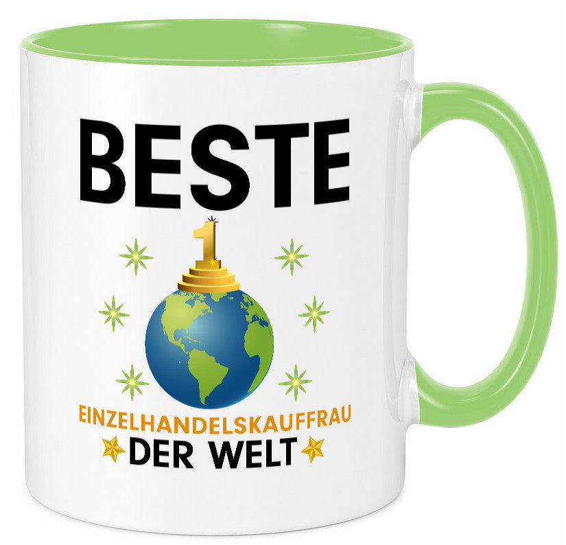 Welt Beste Einzelhandelskauffrau | Einzelhandel Geschenkidee Humor Tasse