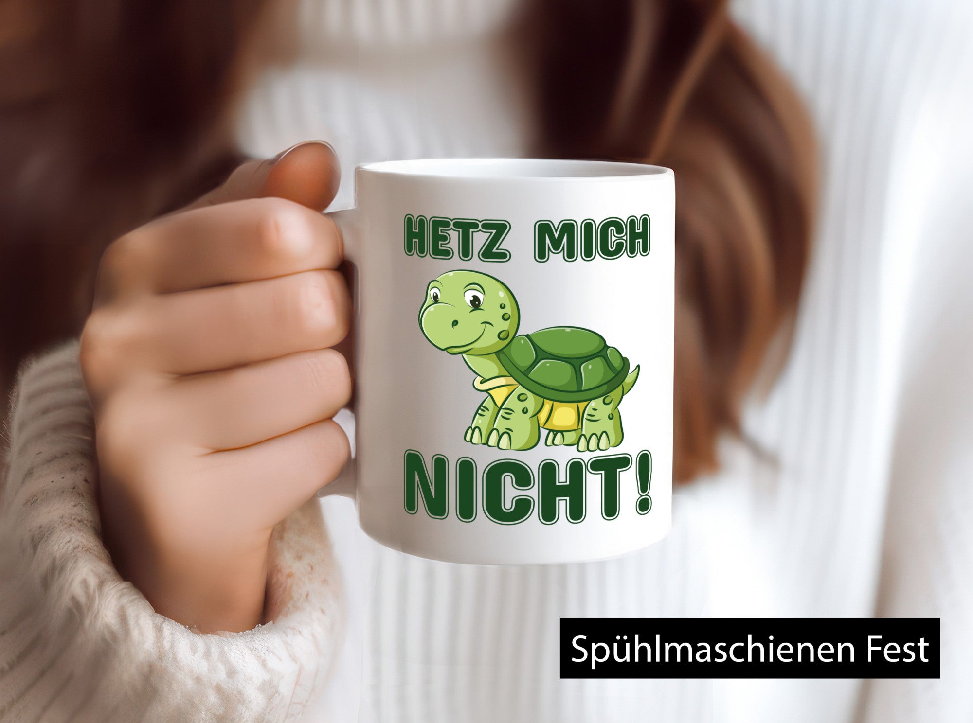 Hetz mich nicht Geschenkidee Humor Tasse