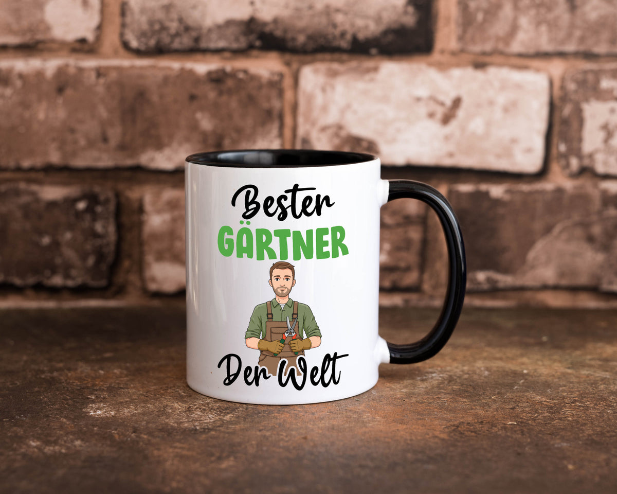 Bester Gärtner | Gartenbau v2 Geschenk Humor Geschenkidee lustiger Spruch Tasse