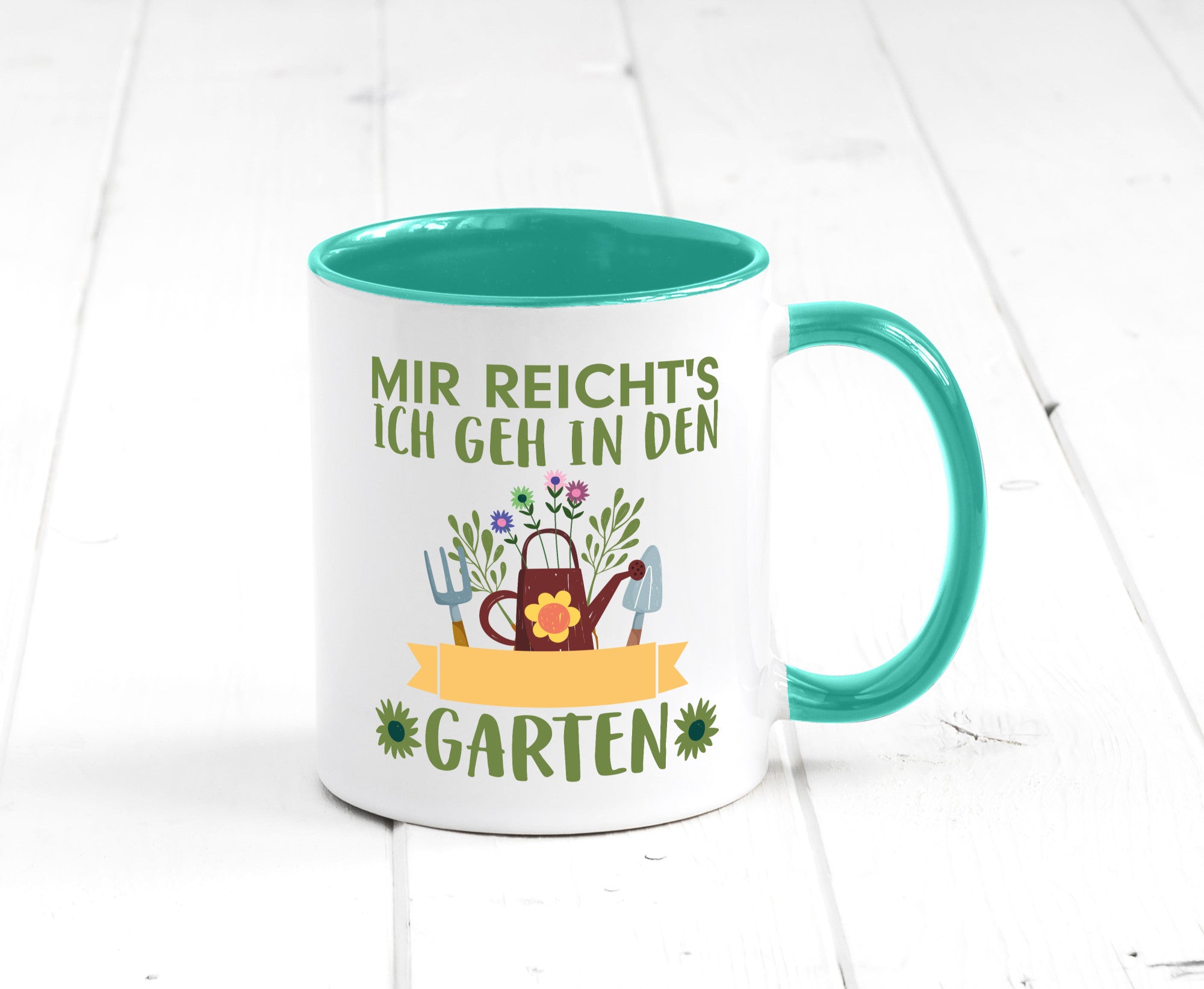 Ich geh in den Garten | Gärtner Tasse Gartenarbeit Humor Arbeit Kollegen Büro