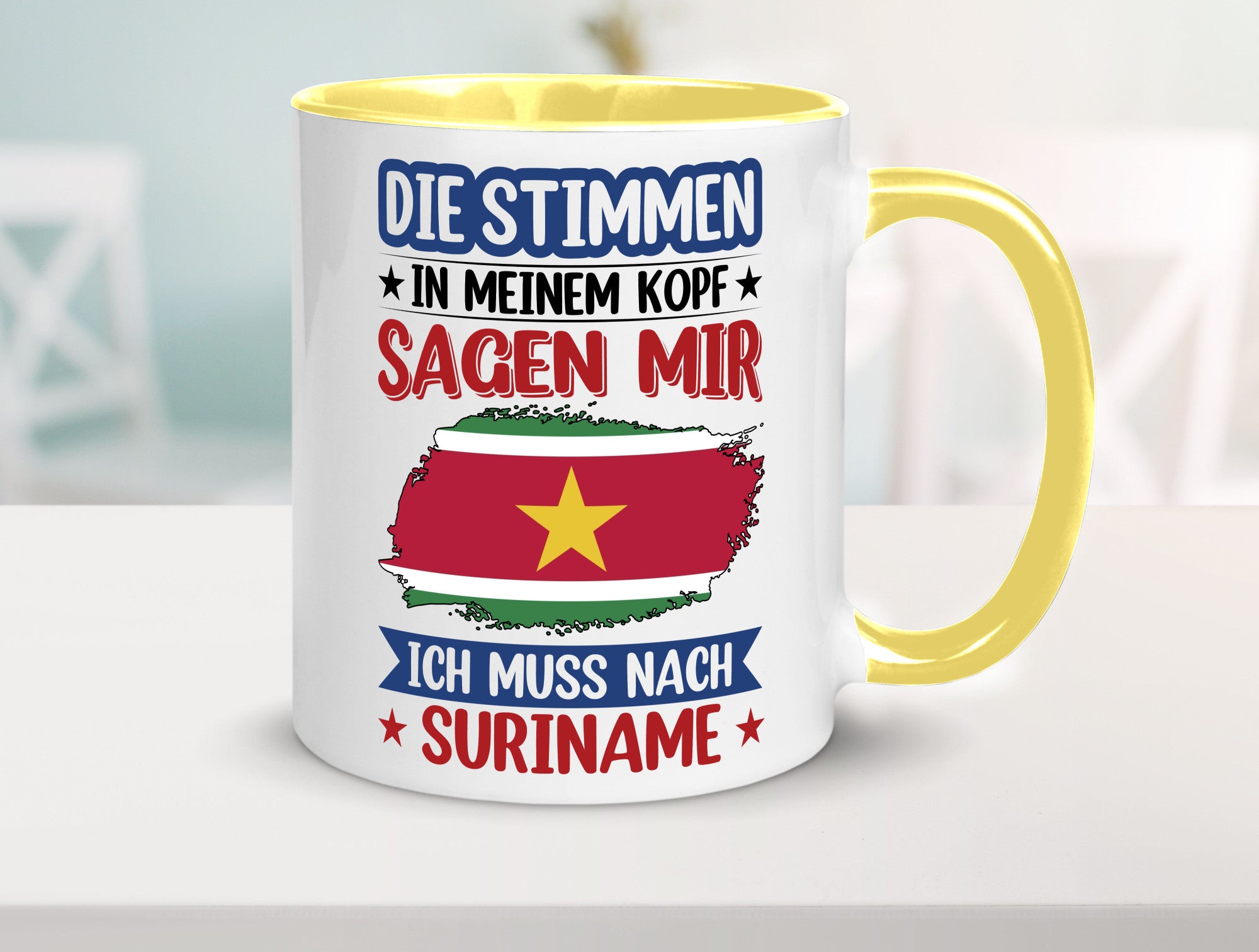 Suriname | Urlaub Stimmen in meinem Kopf Traumland v2 Geschenk Humor