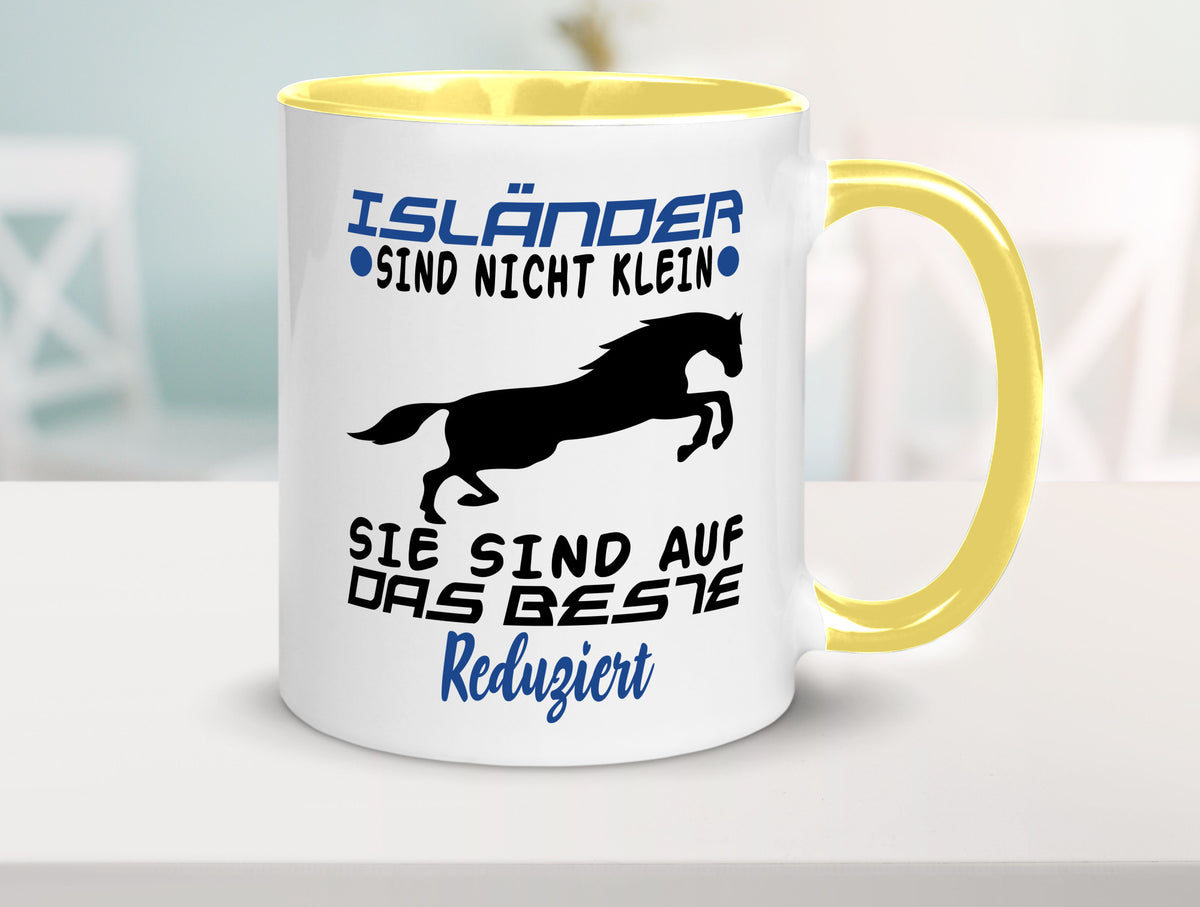 Isländer sind nicht klein | Auf das beste reduziert Geschenk Humor Geschenkidee Tasse
