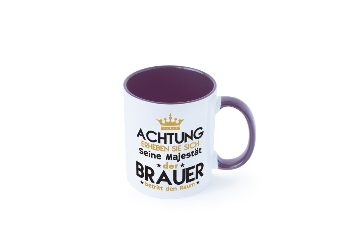 Seine Majestät Brauer | Bier Brauerei Humor Geschenkidee Tasse