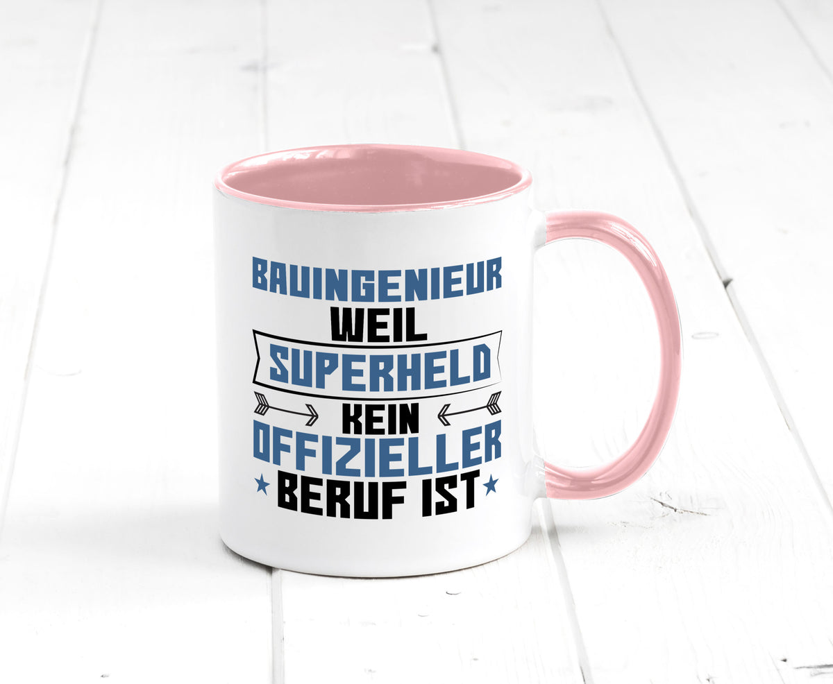 Superheld Bauingenieur | Ingenieur Humor Geschenkidee Tasse