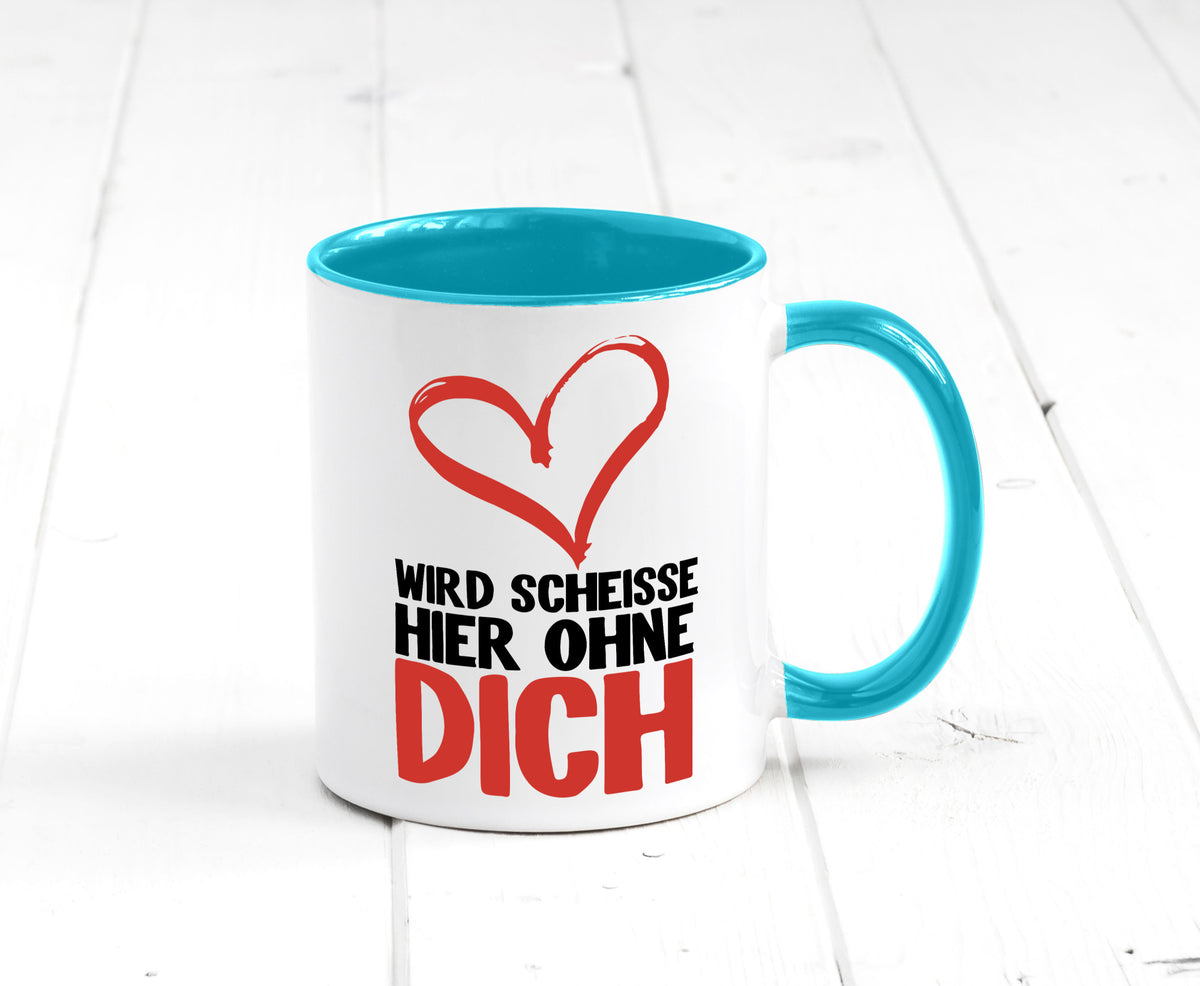 Wird Scheisse Geschenk Humor Geschenkidee lustiger Spruch Tasse