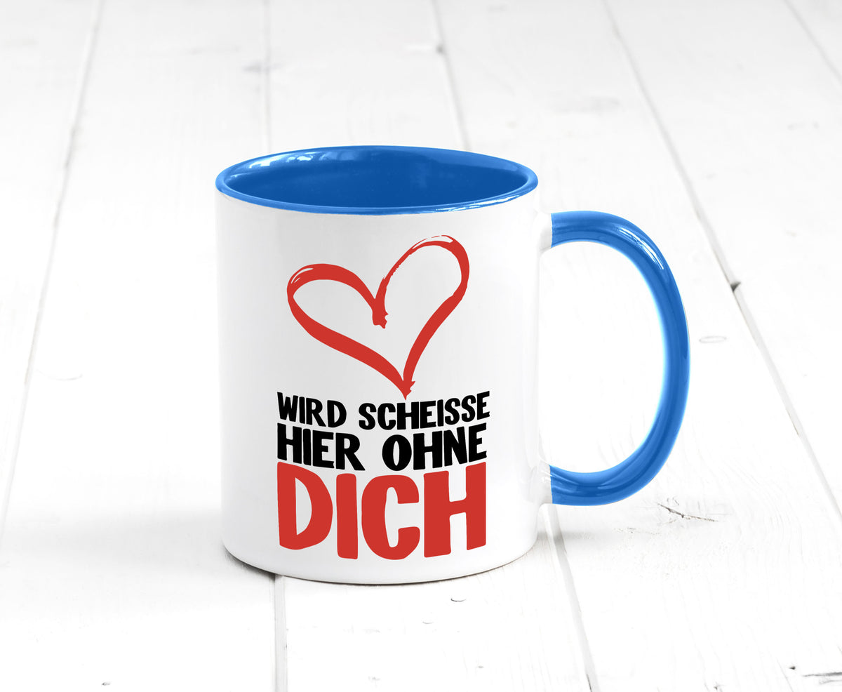 Wird Scheisse Geschenk Humor Geschenkidee lustiger Spruch Tasse