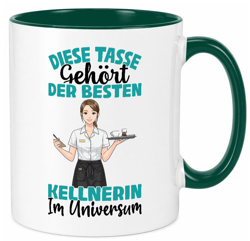 Im Universum: Kellnerin | Beruf kellnern Bedienung Geschenkidee Arbeit Kollegen